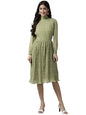 Aarika Womens Green Color Georgette Middi (MD-W-063-GREEN-M)