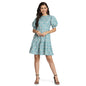 Om Sai Latest Creation Western Dresses For Women |A-Line Knee-Length Dress | Indo Western Dress For Women| Short Dress (Large, S