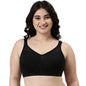 Enamor A112 Smooth Super Lift Classic Full Support Bra - Stretch Cotton, Non-Padded, Wirefree & Full Coverage
