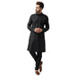 SOJANYA (Since 1958 Men's Black Cotton Kurta Churidar Pyjama Set Size M