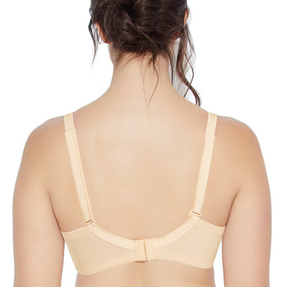 Enamor F065 Invisible Neckline T-Shirt Bra -Padded, Wirefree & High Coverage Pink Champagne
