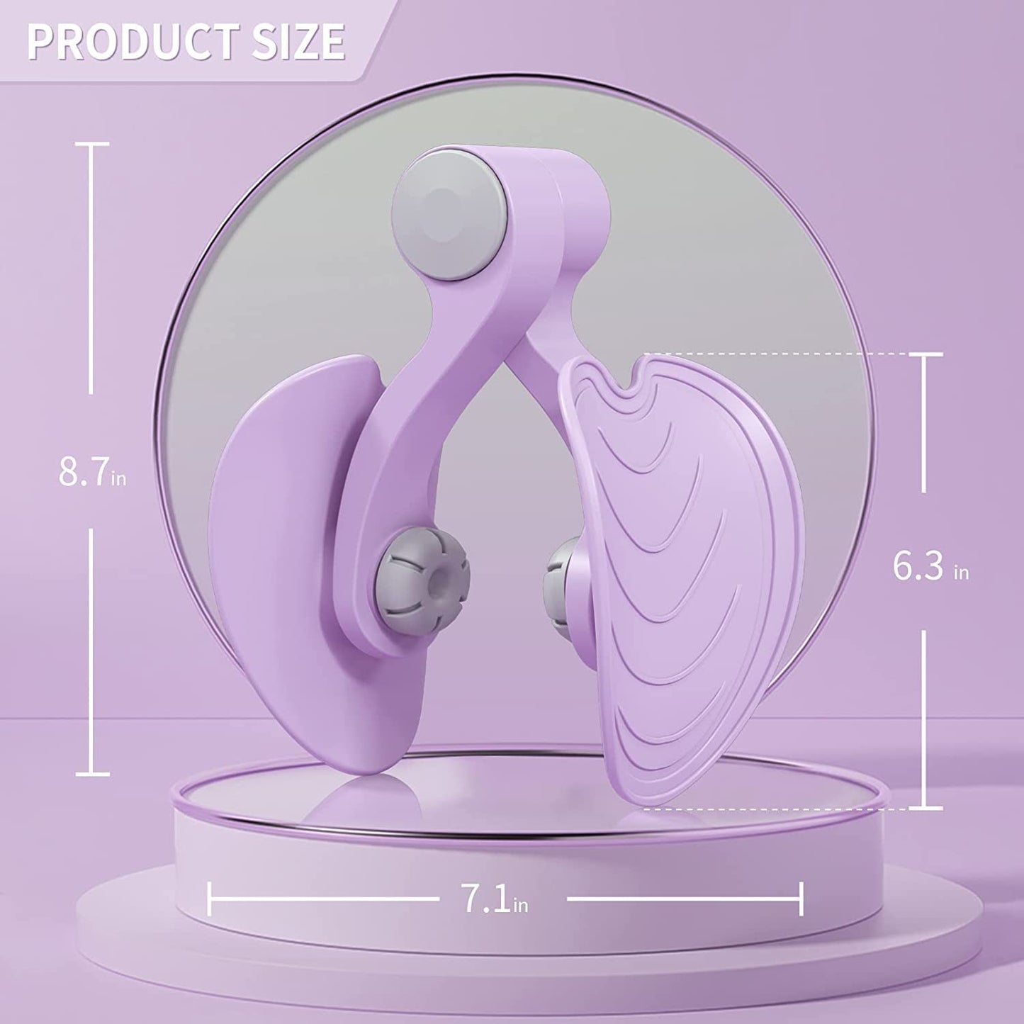 Gopendra Hip and Pelvis Trainer for Women - Thigh Master, Pelvic Floor Strengthening Device, Multi-Color, Plastic Material