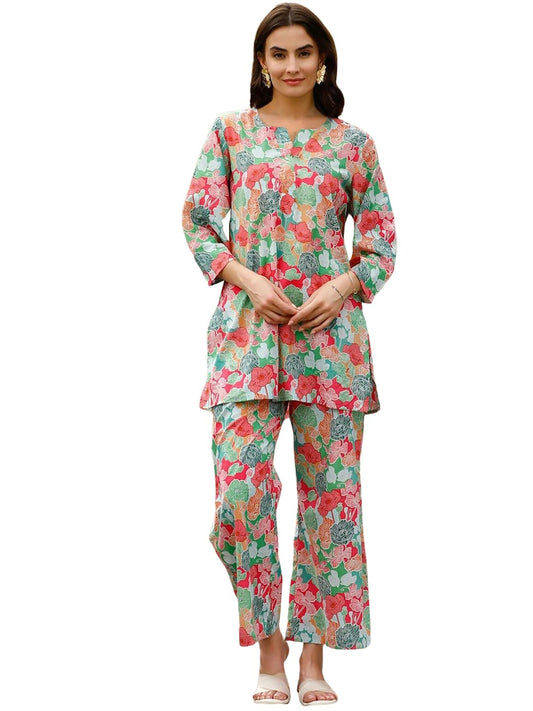 Tee Projekt Co Ord Set For Women Stylish | Ethnic Co Ord Set For Women Multicolour