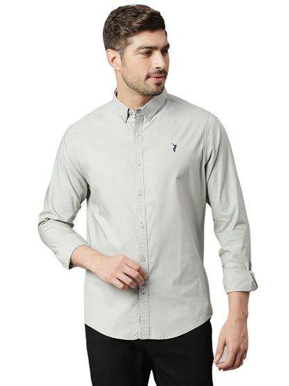 Thomas Scott Mens | Solid | 100% Cotton | Regular Fit | Button Down Collar | Casual | Shirts for Mens (Available in Plus Size)
