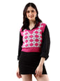Kotty WomenS Trendy Sleeveless Sweater Vests  Perfect For Layering And Smart-Casual Outfits(Multicolored,L)