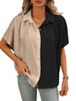 Greciilooks Oversized Shirt For Women  Korean Casual Short Sleeve Loose Fit Top | Plus Size Summer Wear For Girls & Women