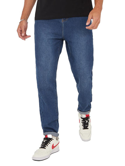 Kotty MenS Regular Mid Rise Blue Jeans