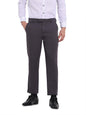 The Indian Garage Co Mens Slim Fit Solid Mid-Rise Stretchable Smart Casual Trousers Pants