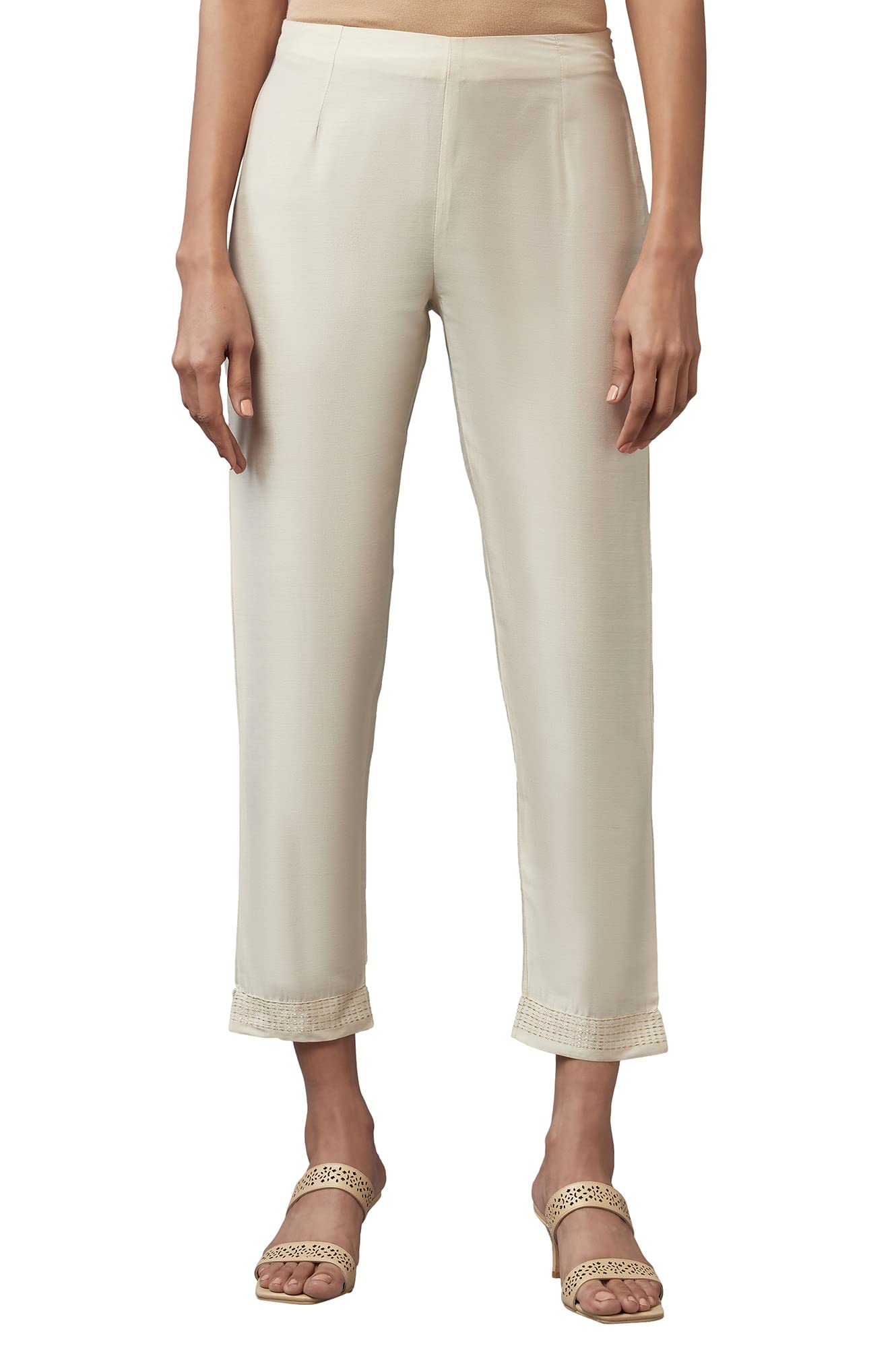 W for Woman W Strechable Slim Pants for Women | Trousers for Women