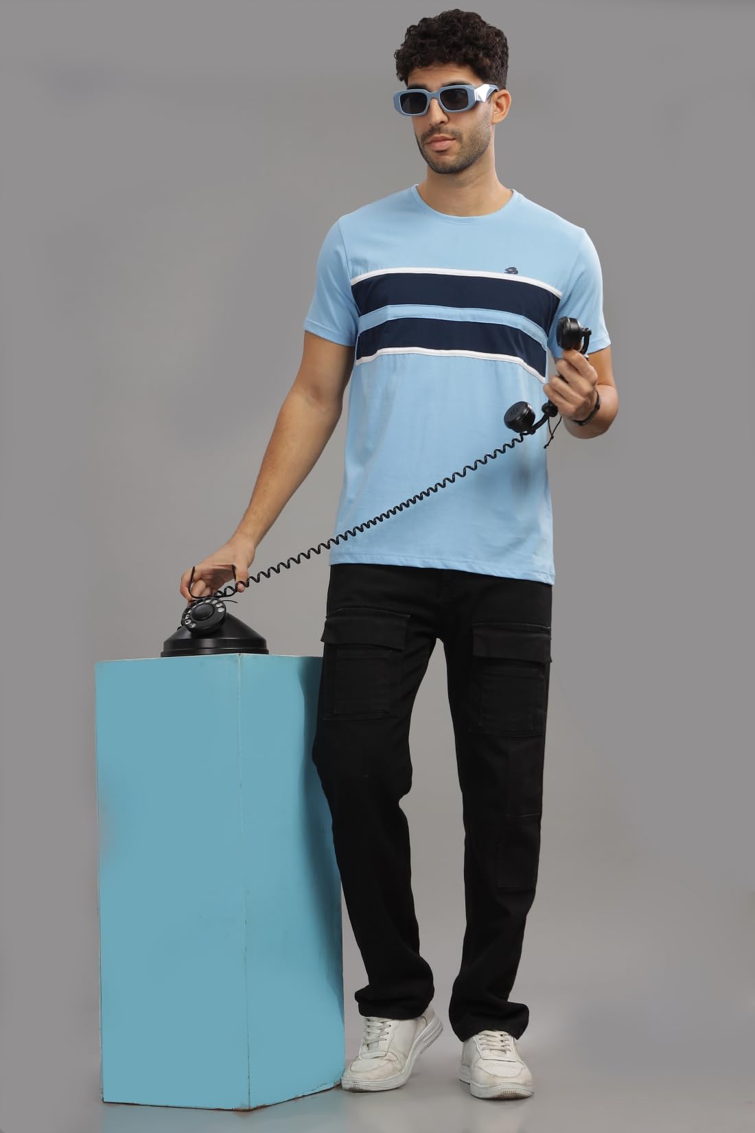 ADRO Tshirt for MenMulti Color T-Shirt for MenCotton T-ShirtMens TshirtRN8-24-SKNB
