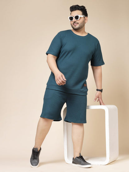 Rigo Plus Size Co-ord Set for Men | Plus Size Night Suit Set for Mens | Lounge-wear Nightdress Pajama Set for Mens | Night Wea