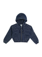 Pepe Jeans Girls Delphy Cropped Denim Jacket,Denim,12