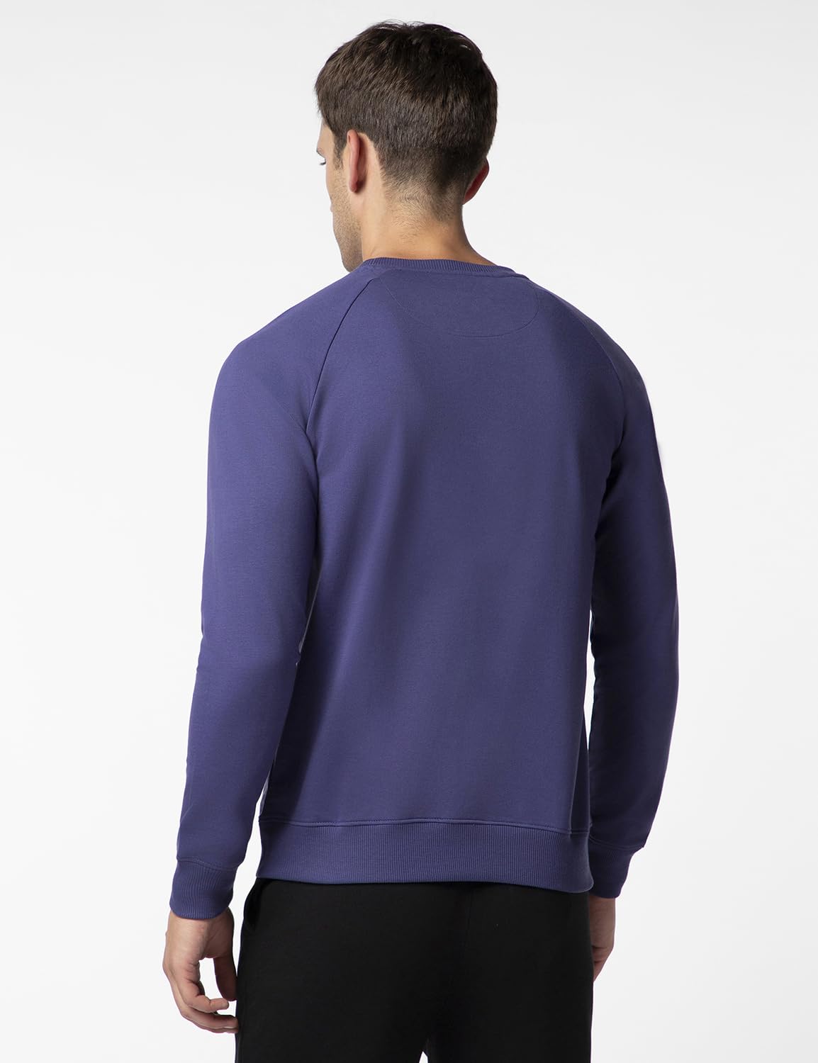 FYLTR Mens Casual Raglan Sleeve Sweatshirt with Pocket Detail - Full Sleeve | Rib Hem & Cuff | Casual Winterwear for Men