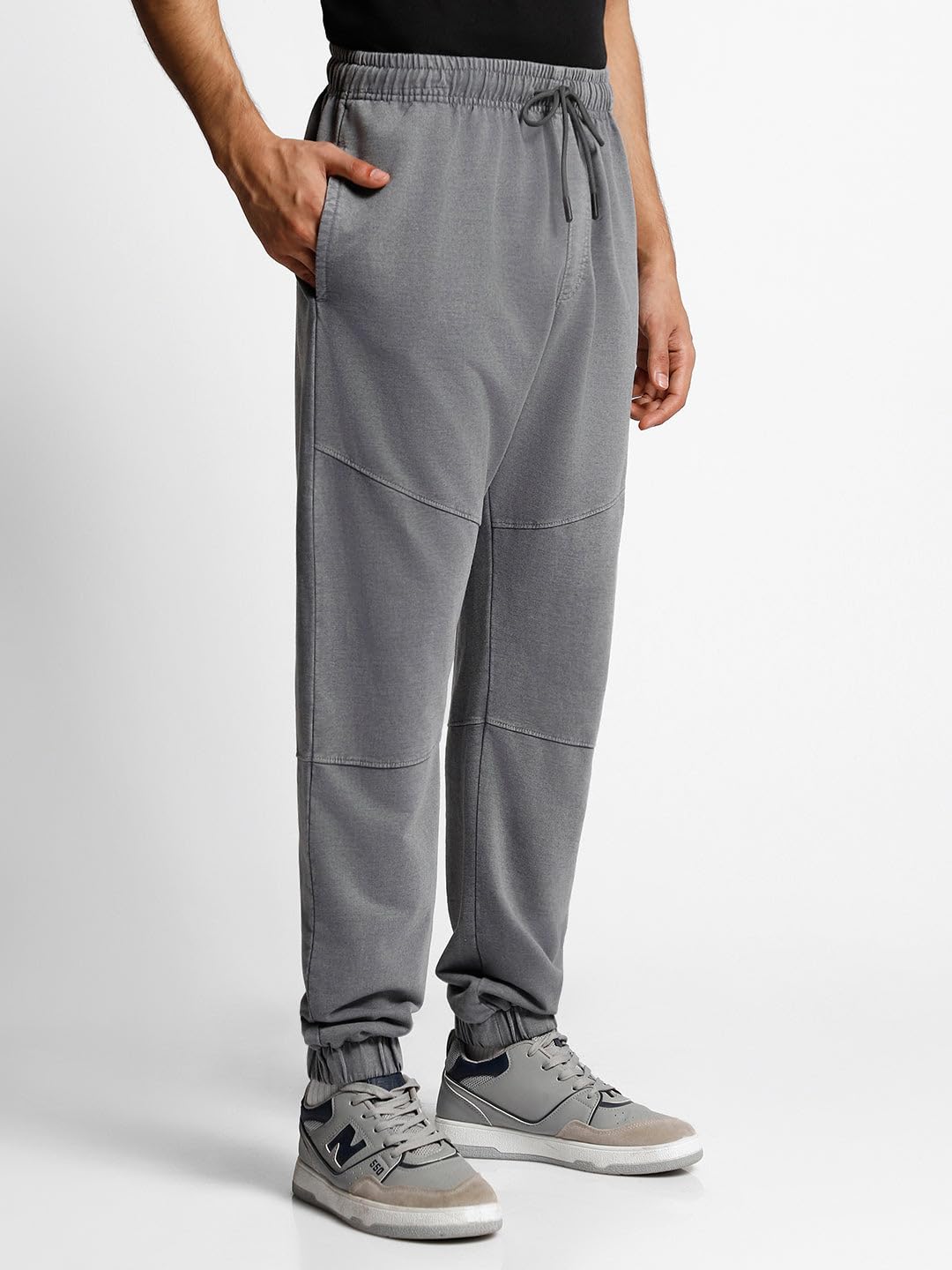 Nobero MenS Loose Sweatpants (1M-Bwjg-R0094_Gravity Grey