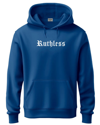 ADRO Men's Cotton Neck Hooded Sweatshirt (H24-RUTH-RB_Royal Blue