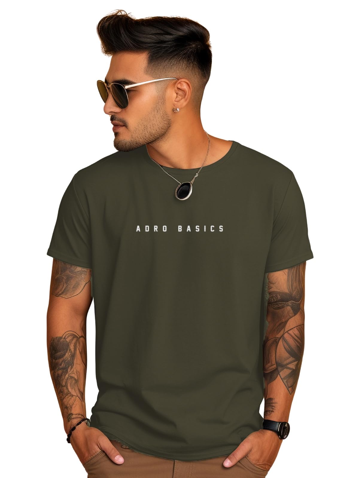 ADRO Tshirt for Men | Printed T Shirt for Men | 100% Cotton T-Shirt |Printed T Shirt | T-Shirts | RN24-AR2