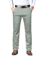 AVANOVA Mens Solid Light Pista Trousers Light Business Style Slightly Stretch Straight Leg Pants for Outdoor Casual Daily Trouse