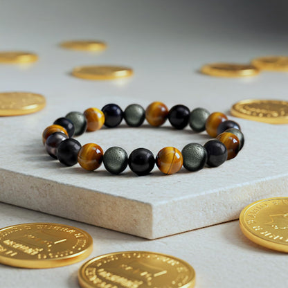 Astrotalk Money Maker Bracelet | Abundance & Protection | Certificate of Authenticity | Abundance, Safeguard & Clarity | Astrology Bracelet for Women & Men
