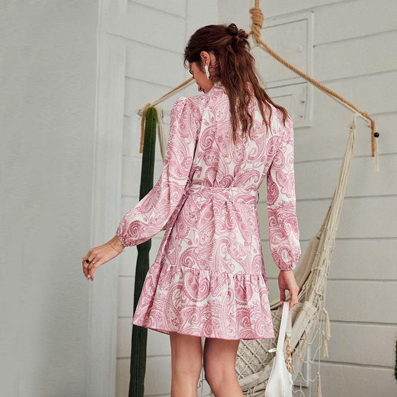 Greciilooks Dresses For Women || One Piece For Women || Western Dresses For Women || Rayon Paisley Printed Short Dresses For Wom
