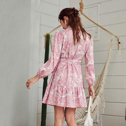Greciilooks Dresses For Women || One Piece For Women || Western Dresses For Women || Rayon Paisley Printed Short Dresses For Wom