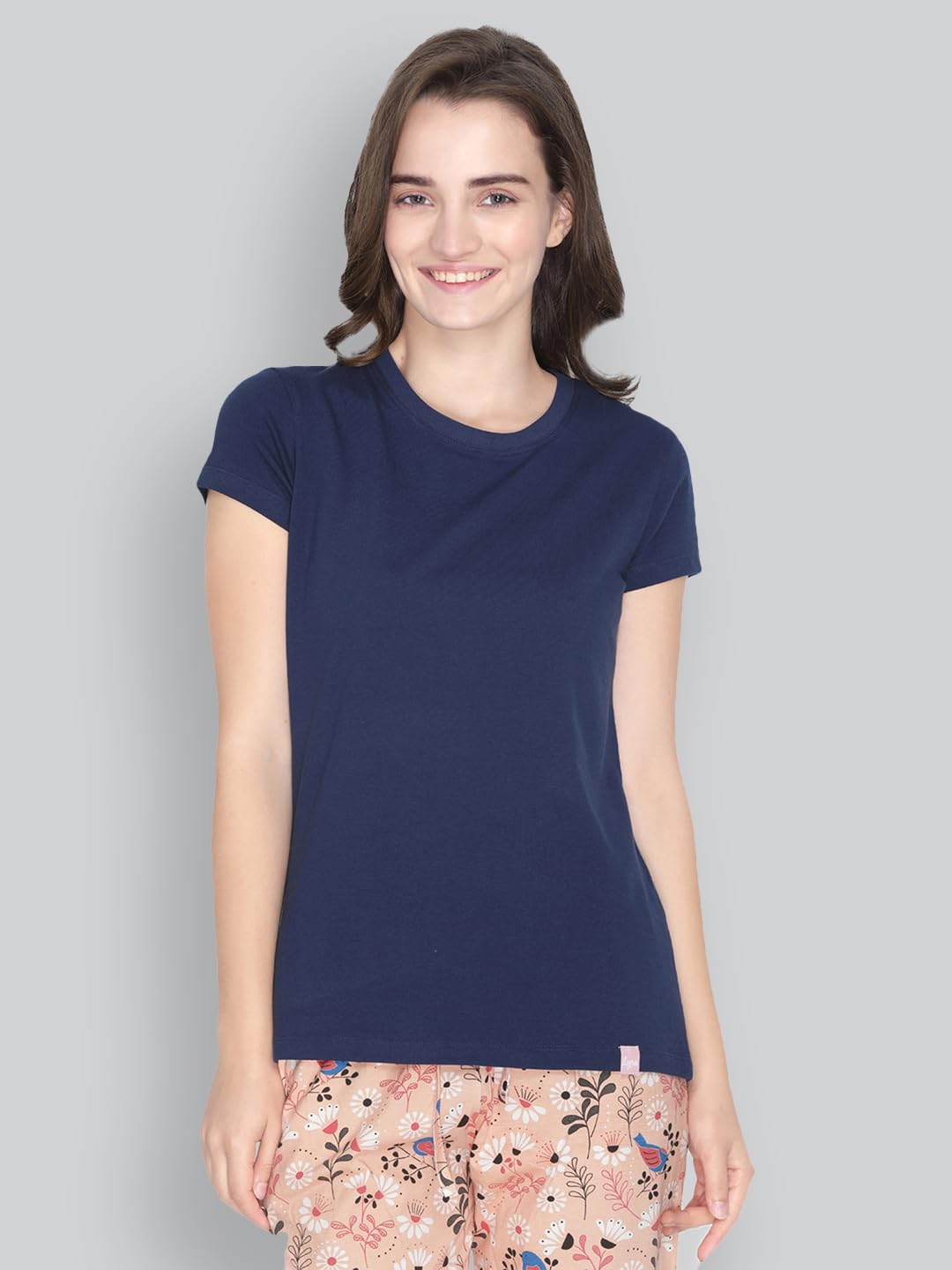 Lux Lyra WomenS Plain Regular Fit T-Shirt