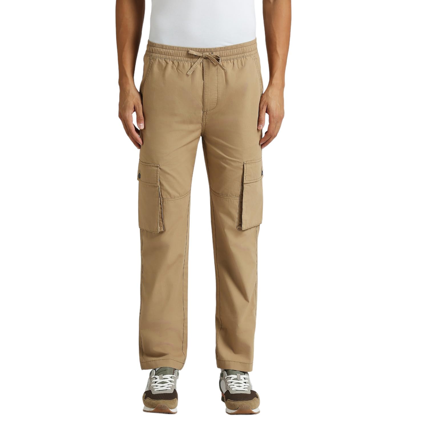 Pepe Jeans MenS Mid Rise Regular Fit Pants