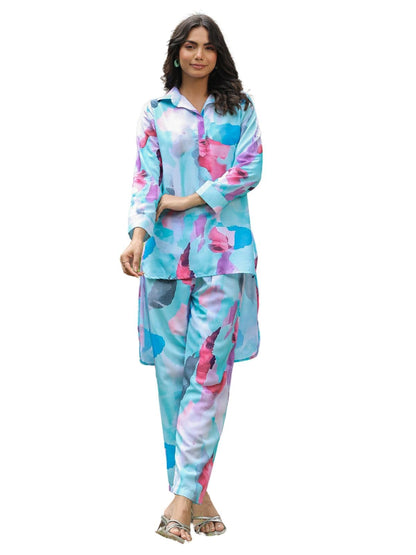 Greciilooks Co Ord Set For Women Stylish | Kurta Set For Women | Kurta Set | Ethnic Co Ord Set For Women | Full Sleeve Co-Ord Se