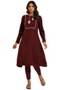 W for Woman Acrylic Women's Winter Regular Kurta
