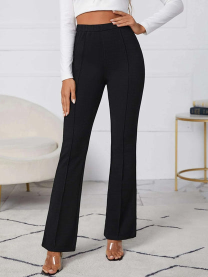 OM SAI LATEST CREATION Womens Yoga Dress Pants Stretchy Work Slacks Business Casual Office Straight Leg/Bootcut Elastic Waist w