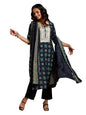 Libas WomenS Silk Blend Kurta Set (34636_Blue