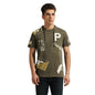 Pepe Jeans MenS Slim Fit T-Shirt (Pm509554_Military Green