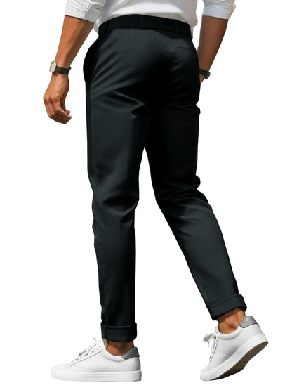 Noble Monk Formal Pants For Men | Stylish Regular Fit MenS Wear Trousers For Office Or Party | Solid Formal Regular Fit Trouser