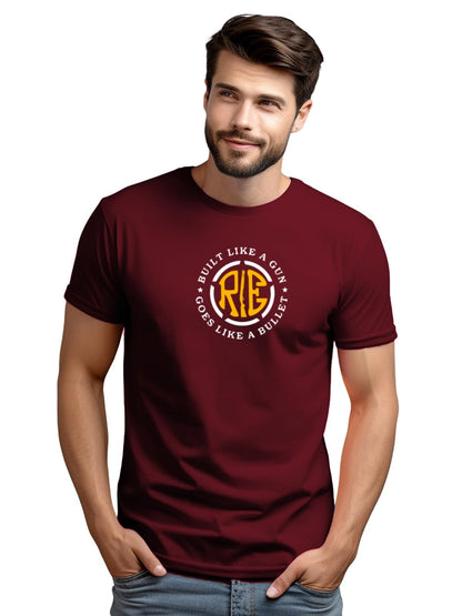 ADRO Tshirt for Men | Printed T Shirt for Men | 100% Cotton T-Shirt |Printed T Shirt | T-Shirts | RN24-BUL-MR
