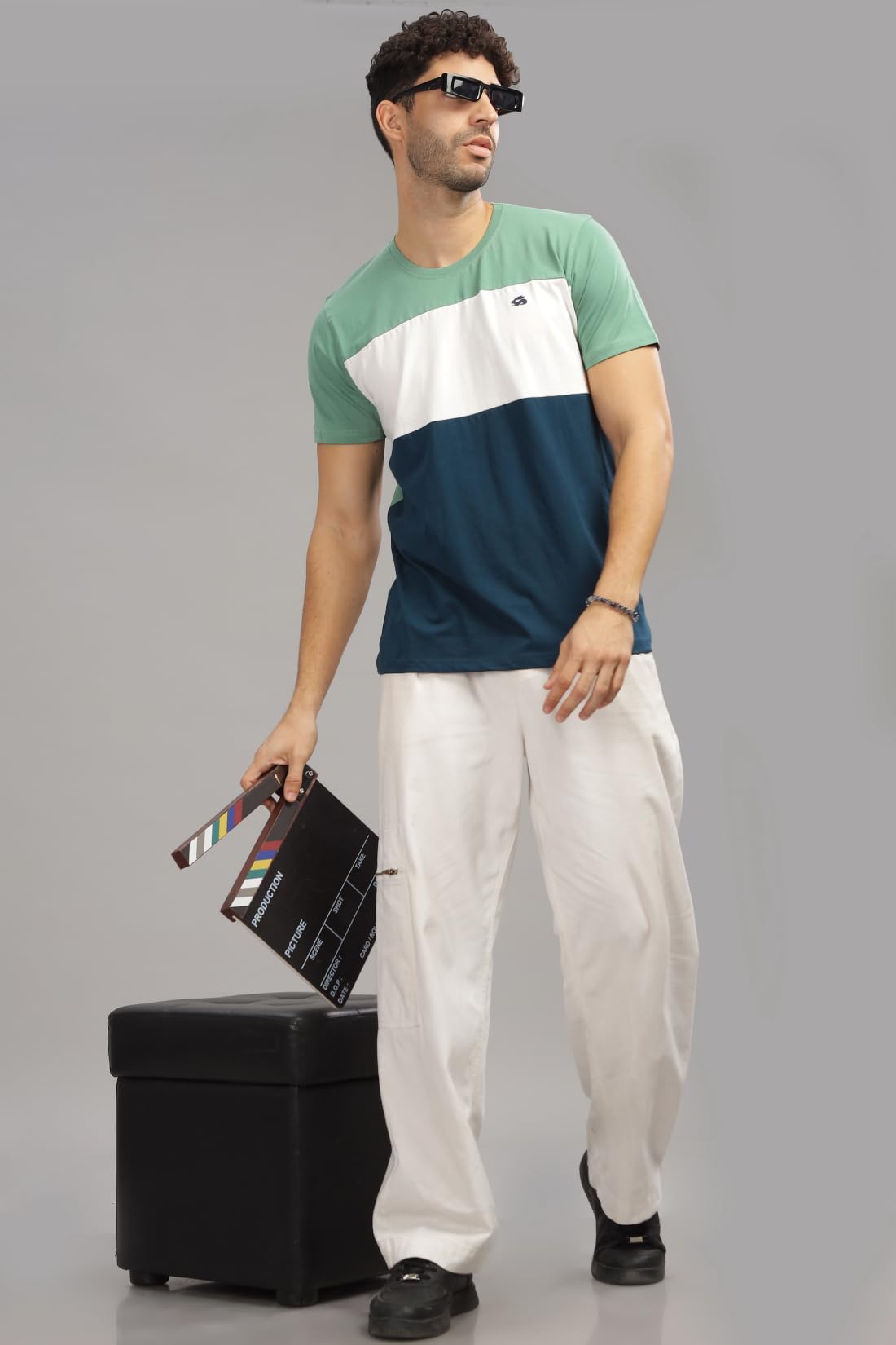 ADRO Tshirt for MenMulti Color T-Shirt for MenCotton T-ShirtMens TshirtRN8-24-PTWHSB