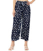Aarika Girls Casual Dark Blue Colour Printed Nylon Palazzo-(12-15 Years)-(PL-KG-11-BLUE-S)