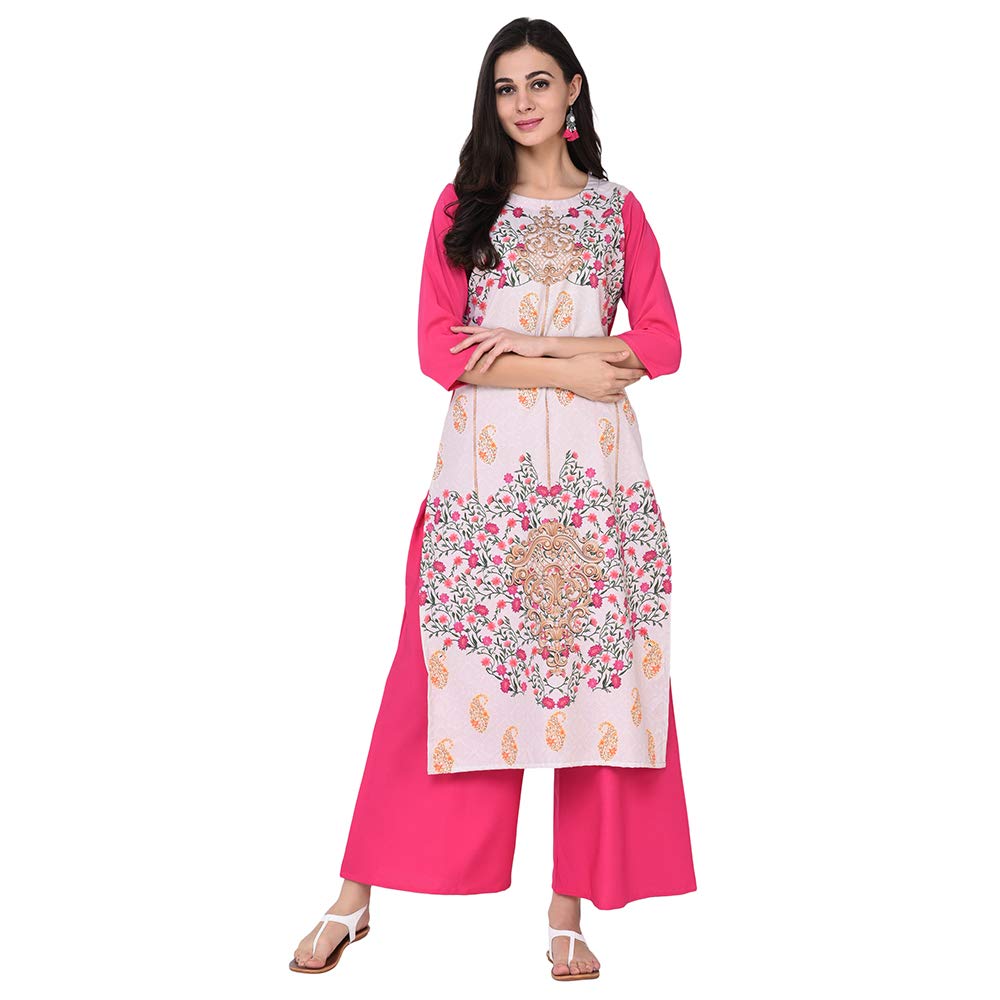 ZIYAA Women's Crepe Kurta