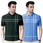 Nobel Monk MenS Regular Fit Polo T Shirt |Half Sleeves |Collar Tshirts |Casual T-Shirt For Men