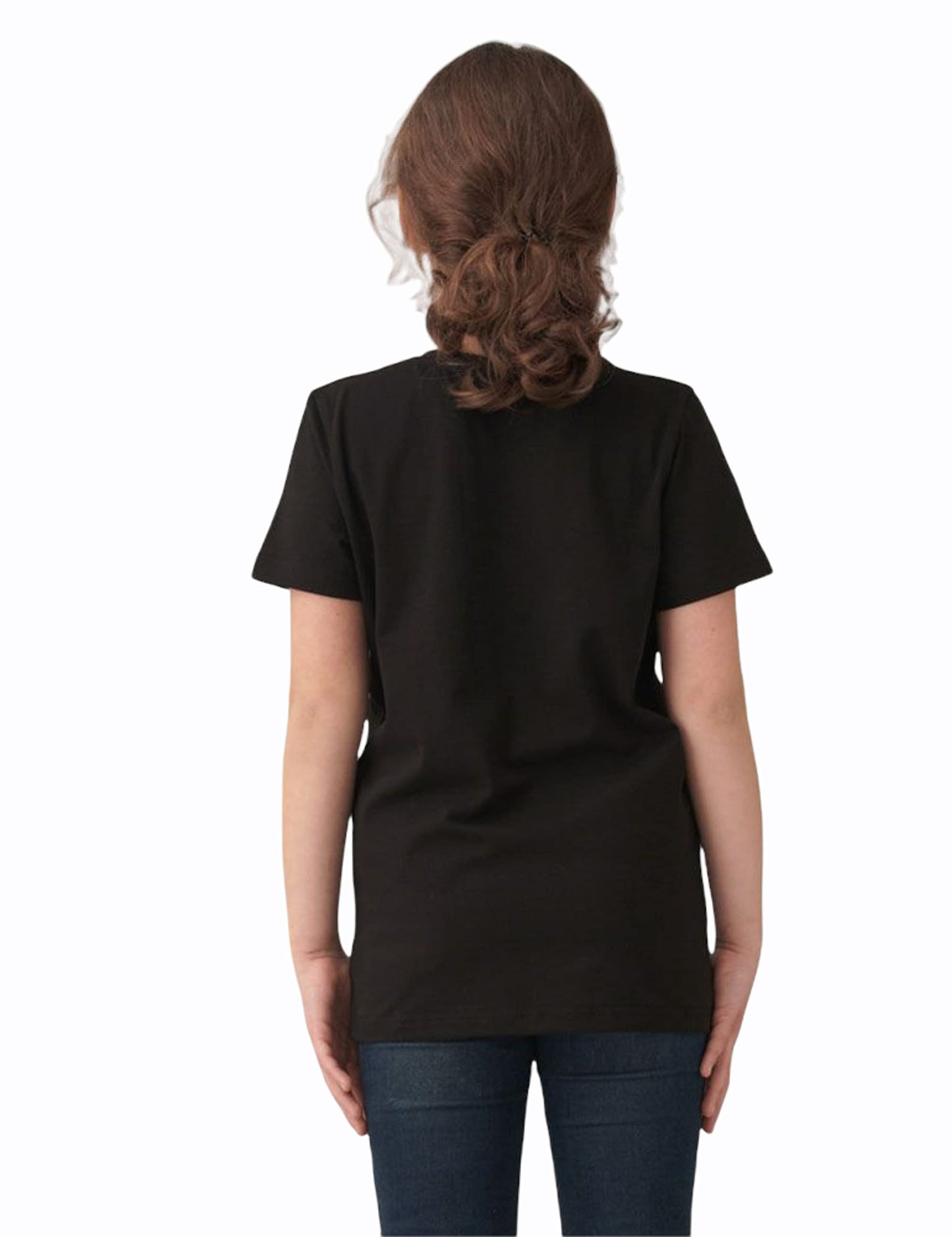 Uniplanet Store GirlS Cotton T Shirt With Round Neck Line Half Sleeves Solid Pattern Standard Length And Regular Fit