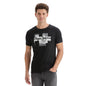 Men'S Black Graphic Logo T-Shirt