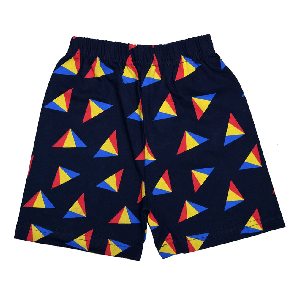 T2F Girls Cotton Printed Shorts(Pack of 5)
