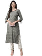 Aarika WomenS Grey Color Printed Bandhani Kurti (Jn_Kurti-1737-Grey-44)