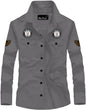 Kadiyu Double Pocket MenS Casual Shirt - Regular Fit, Solid Spread Collar, Versatile Everyday Wear, Comfortable And Stylish Desi