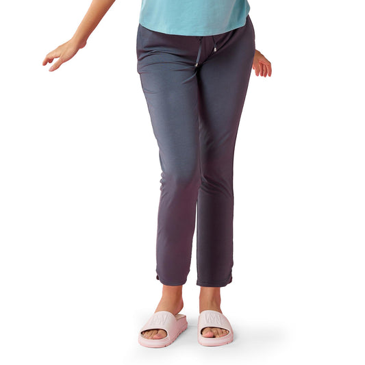 Enamor E048 Tapered Lounge Pants with Drawstring Details with Metal Ends