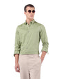 The Indian Garage Co Mens Slim Fit Checkered Cutaway Collar Long Sleeves Party Shirt