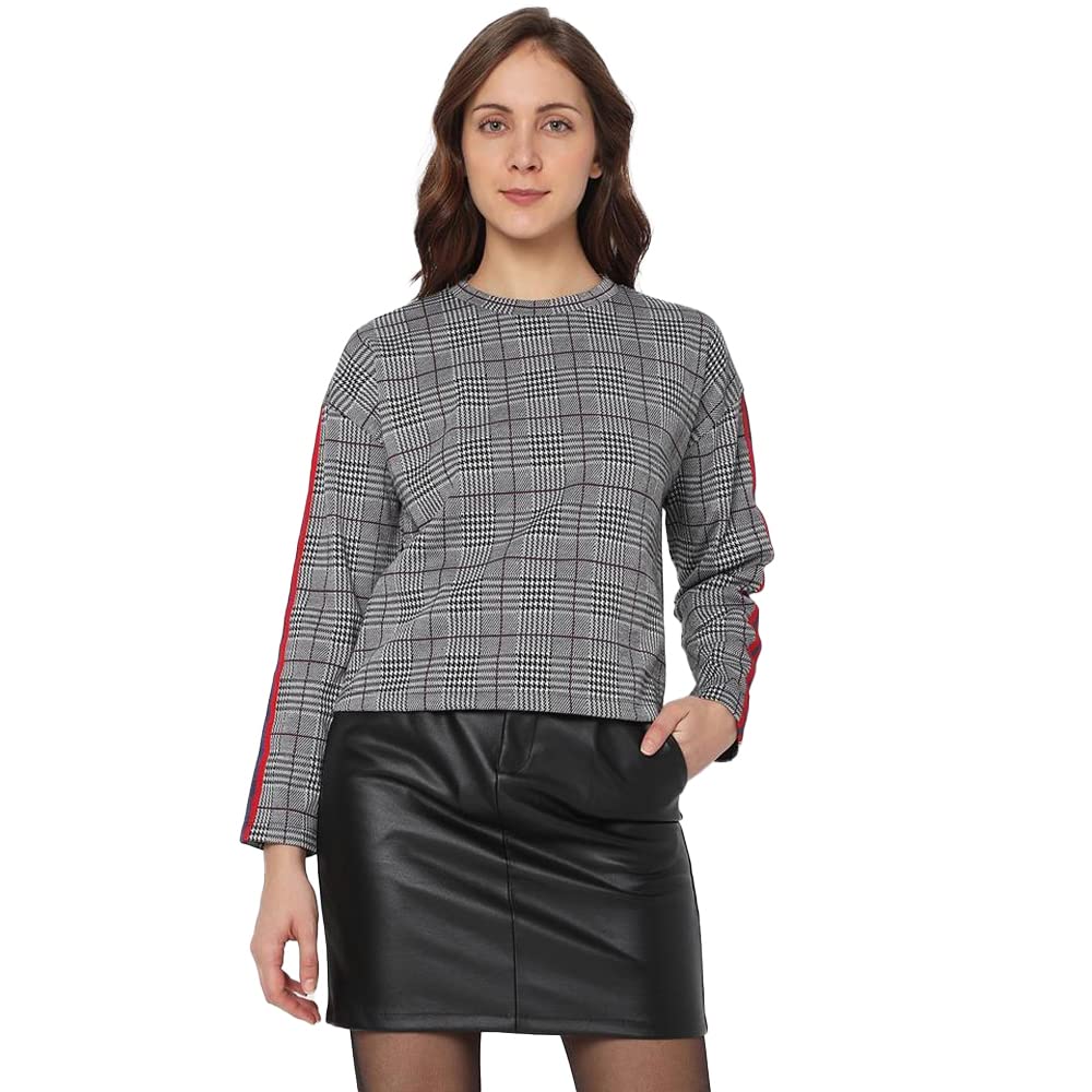 Vero Moda Regular Fit Sweatshirt (102658401_Black_Xl)