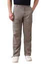 Dennis Lingo Men Solid Nylon Mid Rise Straight fit Cargo Joggers