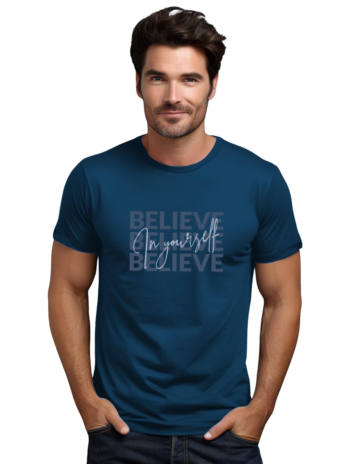 ADRO Tshirt for Men | Printed T Shirt for Men | 100% Cotton T-Shirt |Printed T Shirt | T-Shirts | RN24-INV
