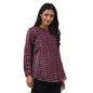Fabindia WomenS Regular Tunic Shirt (102567402_Wine