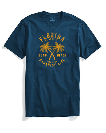 ADRO Florida Paradise Life Mens Printed T-Shirt