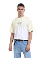 The Indian Garage Co Mens Relaxed Fit Ombre Crew Neck Half Sleeves Sweater